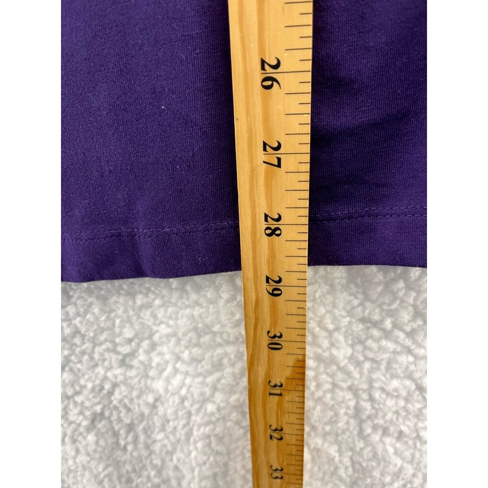 Alfani Mens Casual Polo Shirt Purple Short Sleeve 1/4 Zipper Collar XL - Picture 4 of 6
